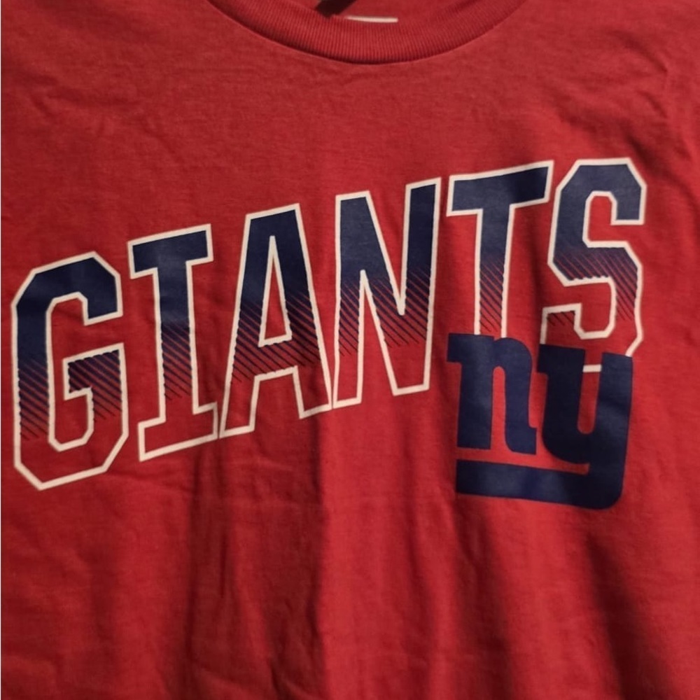 NFL Giants Red Short Sleeve Tee - Picture 9 of 15